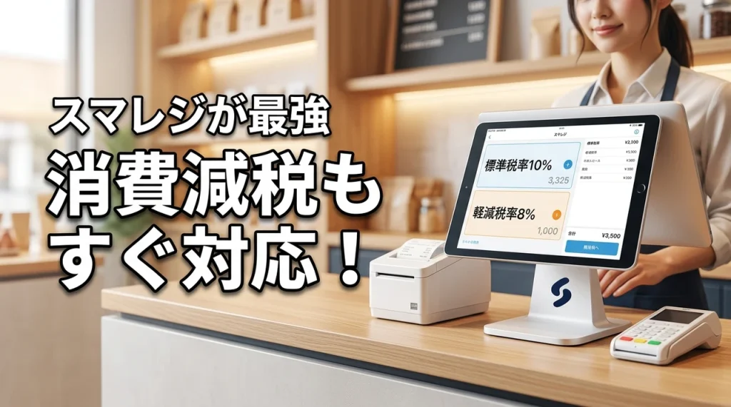スマレジの消費減税への対応は最短2日！導入する5つのメリットと設定方法を公開