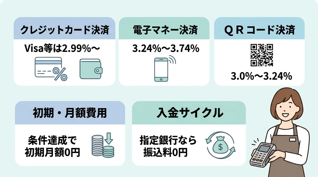 USEN PAYの料金と決済手数料
