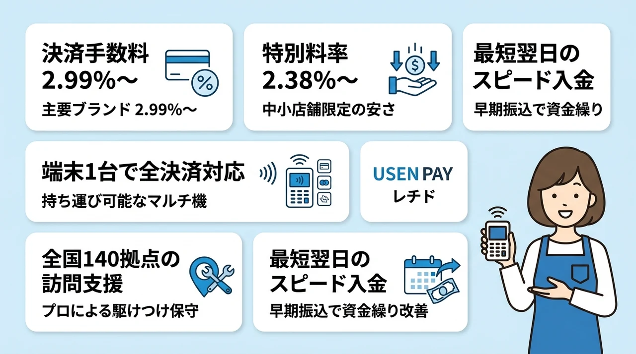 USEN PAYの評判を調べる前に確認したい特徴