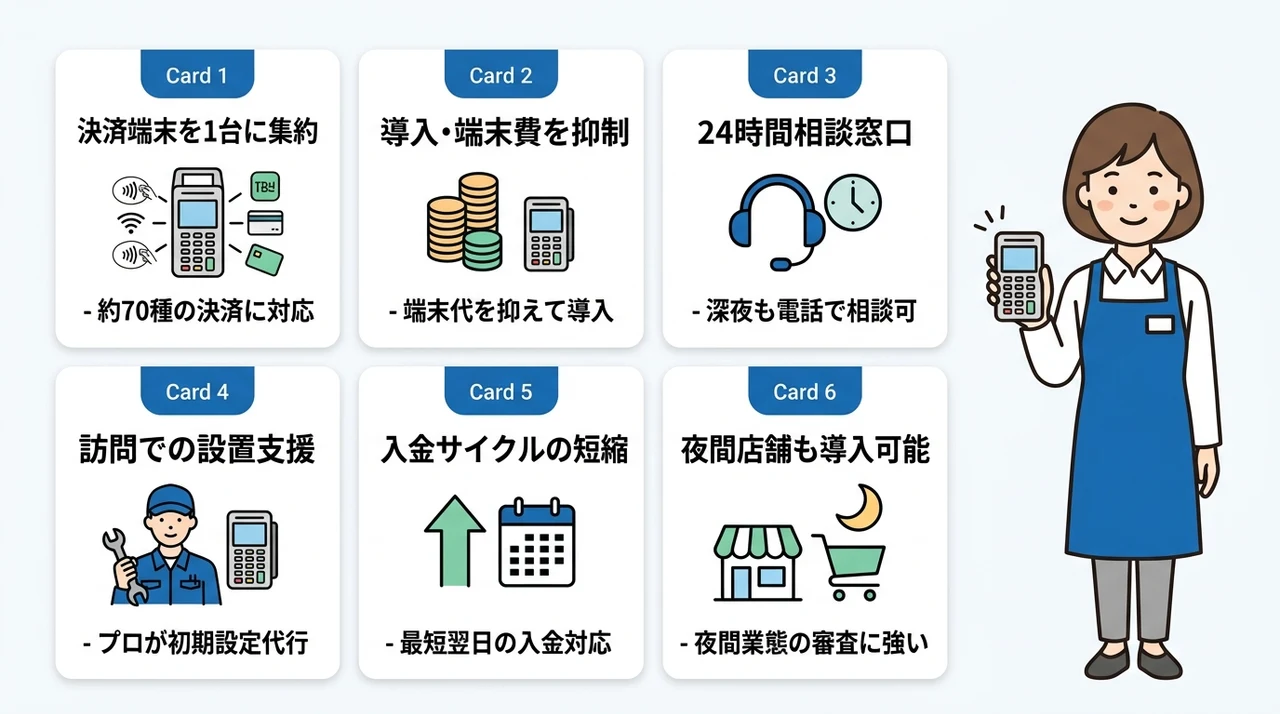 USEN PAYの良い評判につながりやすいメリット