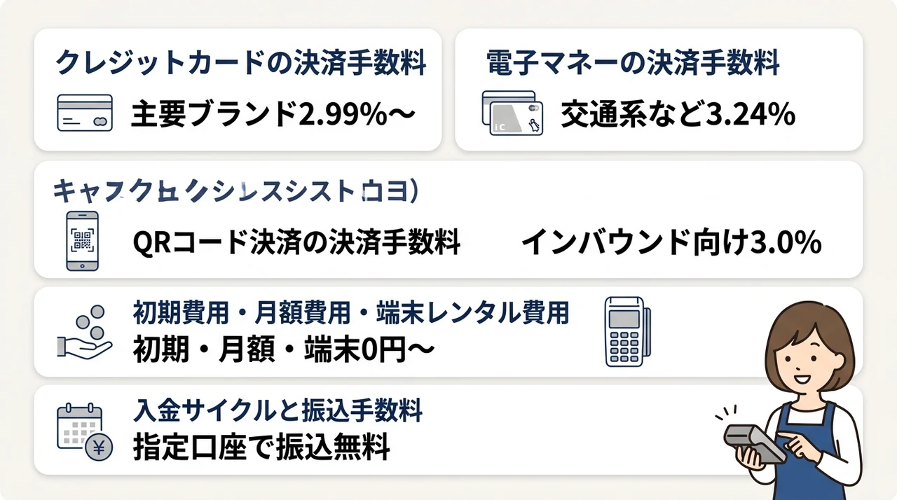 USEN PAYの料金と決済手数料